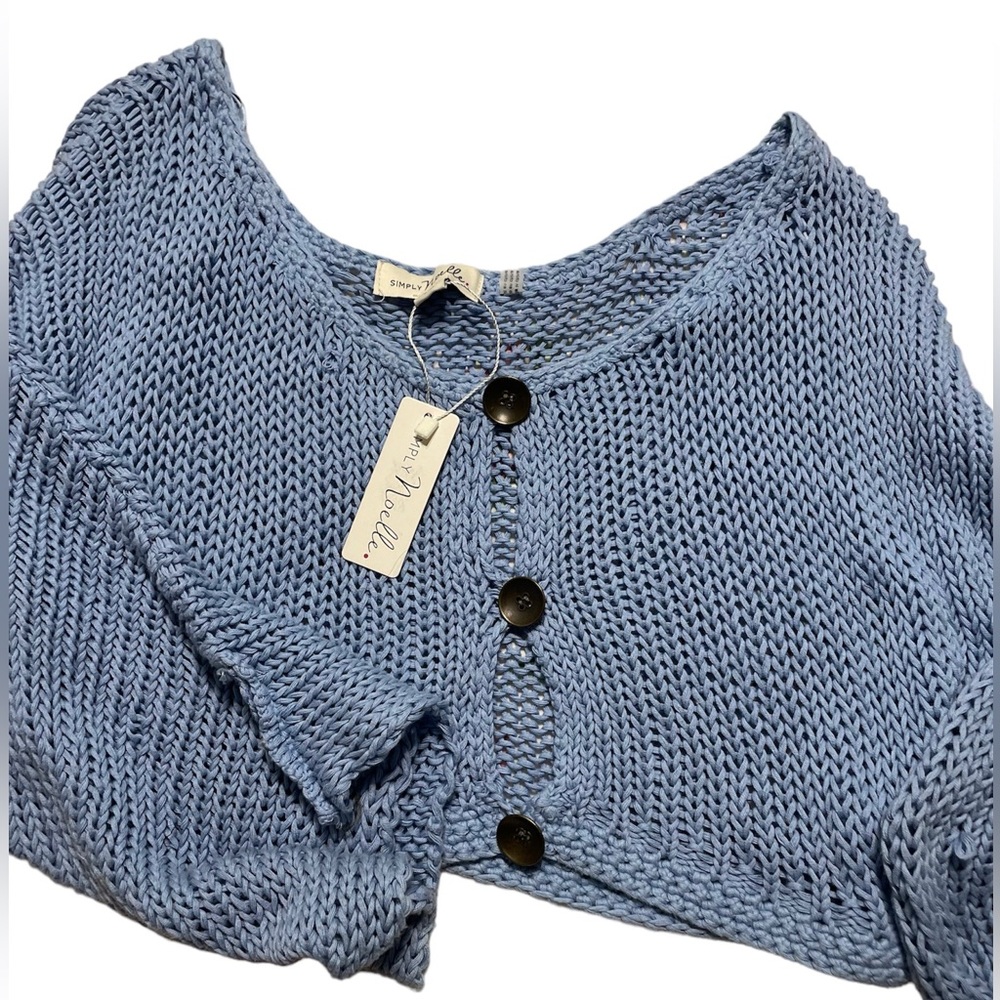 Cute cover up knit cropped sweater